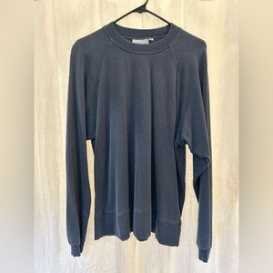 Jungmaven - Bonfire Raglan Sweatshirt (L): Color Navy